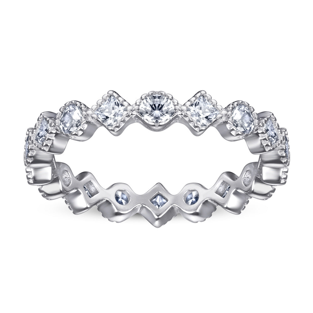 Damen Schmuckset mit modernen geometrischen Designs und funkelnden Zirkonia Shop Nory