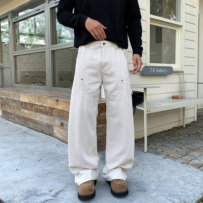 Herren Weite Handwerkerhose mit großen Cargo-Taschen Shop Nory