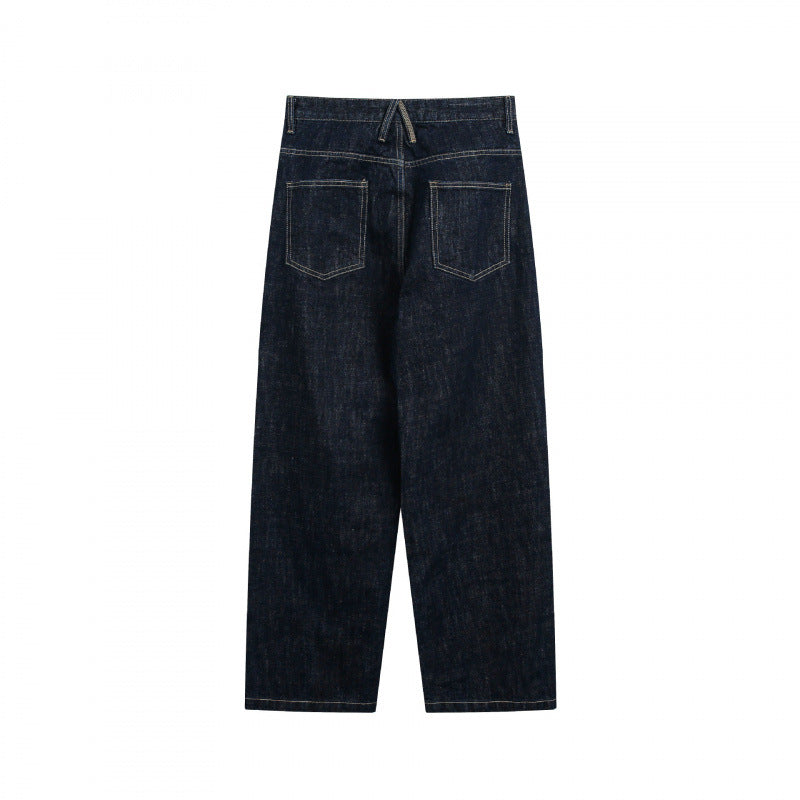 Damen Weite High‑Waist Straight‑Jeans aus rohem Denim mit Relaxed-Sitz Shop Nory