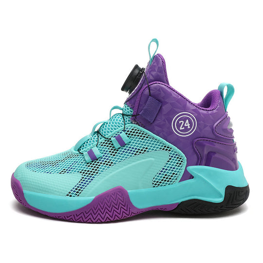 Unisex High-Top Basketball-Sneaker mit Drehverschluss und atmungsaktivem Mesh Shopy Nory