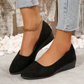 Damen Bequeme Slipper mit weichem PU-leder-Obermaterial und rutschfester Sohle