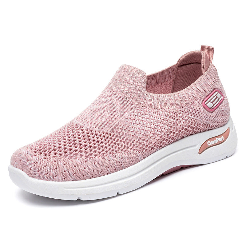 Damen Atmungsaktive Slip-On Sneakers mit weichem Stretch-Obermaterial
