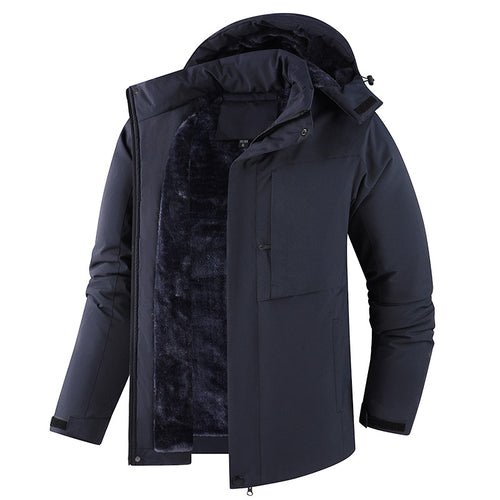 Herren Lässig gefütterte Winterjacke Shop Nory