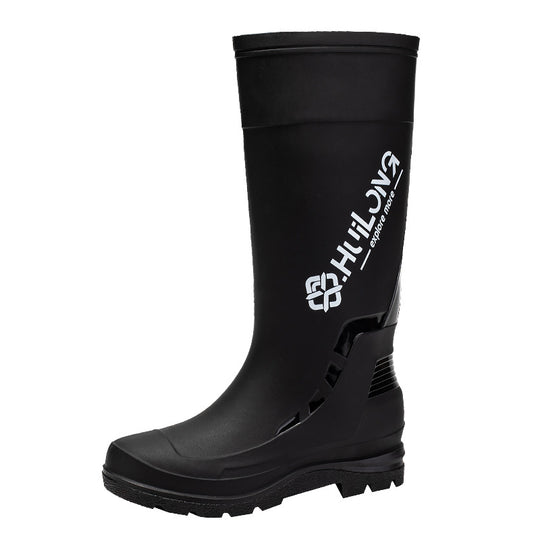 Herren Wasserdichte Gummistiefel mit verstellbarem Schaftabschluss und profiliertem Dämpfungssohlensystem Shop Nory