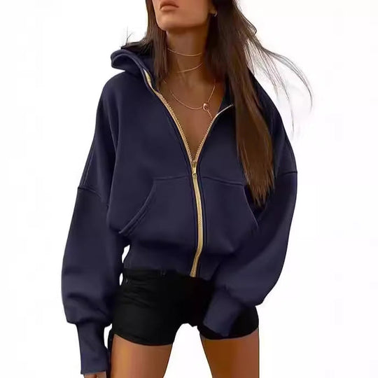 Damen oversized Kapuzenpullover