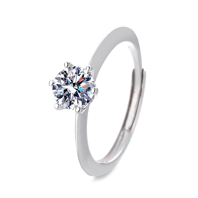 Damen Ring mit funkelndem Kristall Shop Nory