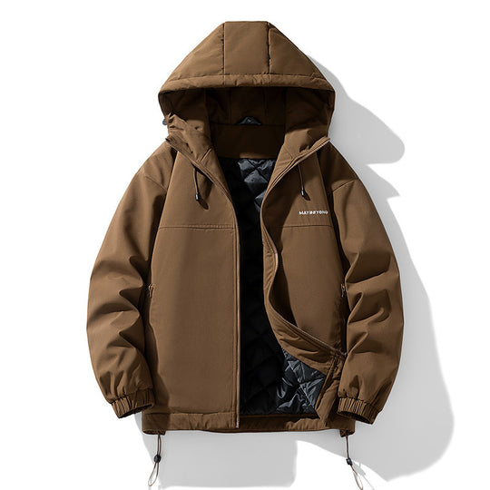 Herren wasserabweisende gefütterte Kapuzenjacke mit Thermostepp-Innenlage Shop Nory