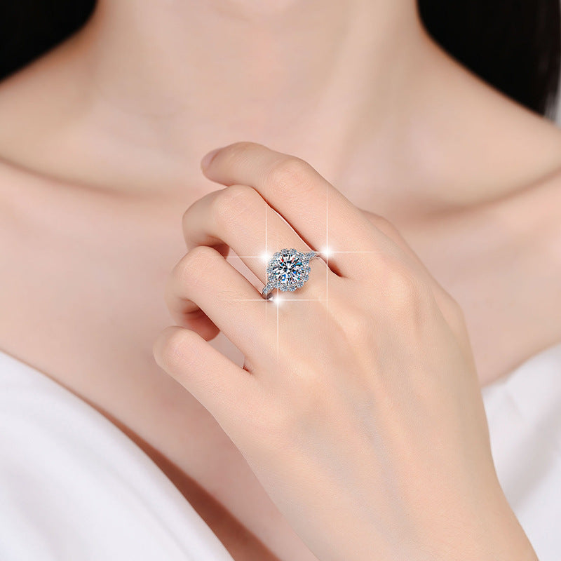 Damen Eleganter Ring mit funkelndem Zirkonia Shop Nory