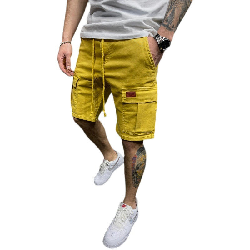 Herren Cargo-Shorts mit praktischen Seitentaschen und verstellbarem Gummizug Shopnory