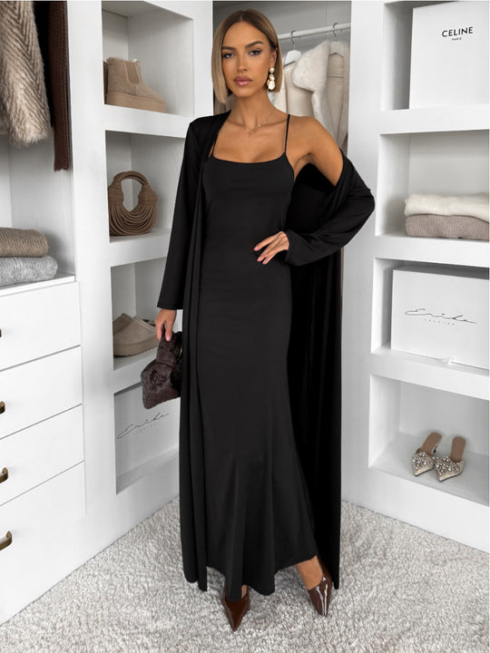 Damen Langes Maxikleid mit umschmeichelndem Schnitt Shop Nory