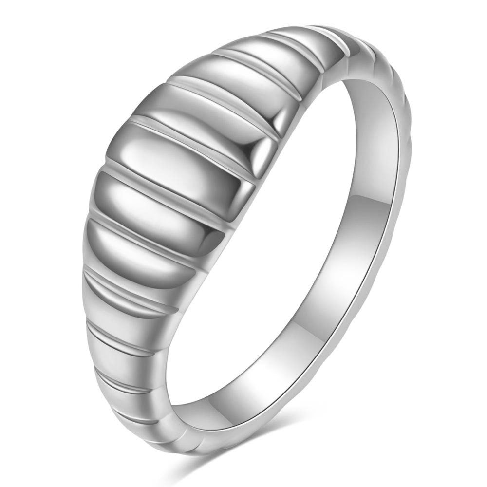 Damen Ring mit strukturierter Oberfläche und modernem Design Shop Nory