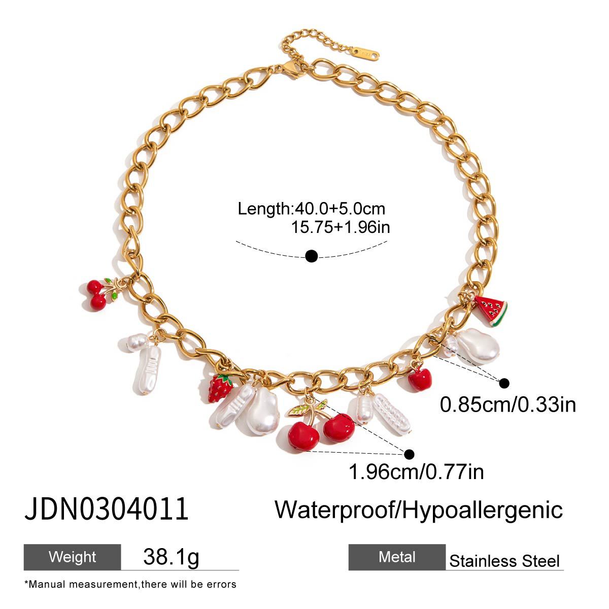 Damen Accessoire-Armband mit bunten Früchten und maritimen Anhängern Shop Nory