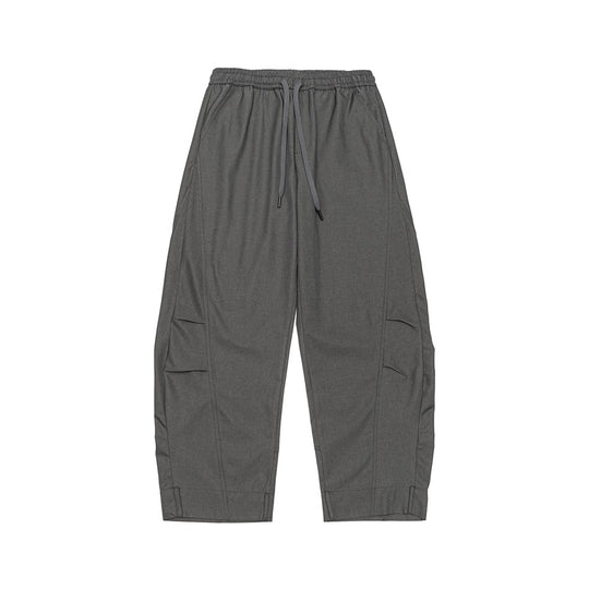 Herren Weite Cropped Cargohose mit Tunnelzug und Kniefalten Shop Nory