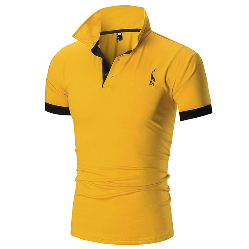 Herren Poloshirt mit modernem Kragen und figurbetonter Passform Shopnory