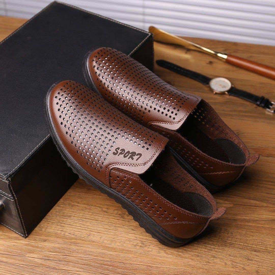 Herren Atmungsaktive Slip-On Freizeitschuhe