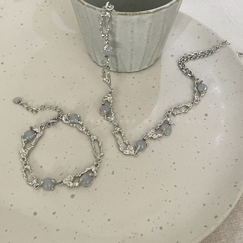 Damen Armband mit filigranem Design und Halbedelsteinen Shop Nory