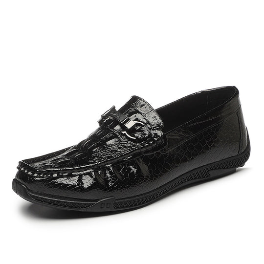 Herren Elegante Mokassins mit Schnalle Shop Nory