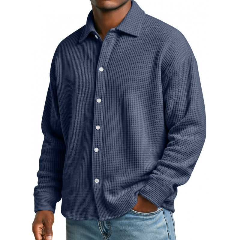 Herren Modische Strickjacke mit hohem Kragen Shop Nory
