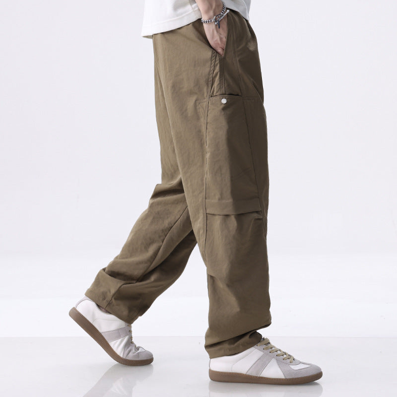 Herren Cargo-Jogginghose mit Kordelzug, elastischem Saum und seitlichen Utility‑Taschen Shop Nory
