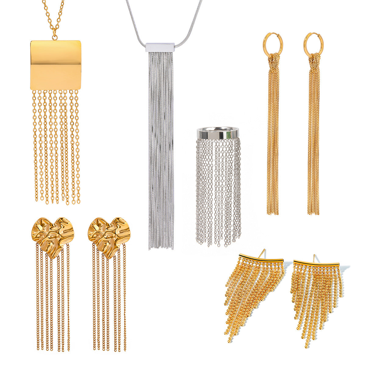 Damen Halskette aus hochwertigem Edelstahl mit elegantem Tropfenanhänger und hypoallergenen Eigenschaften Shop Nory