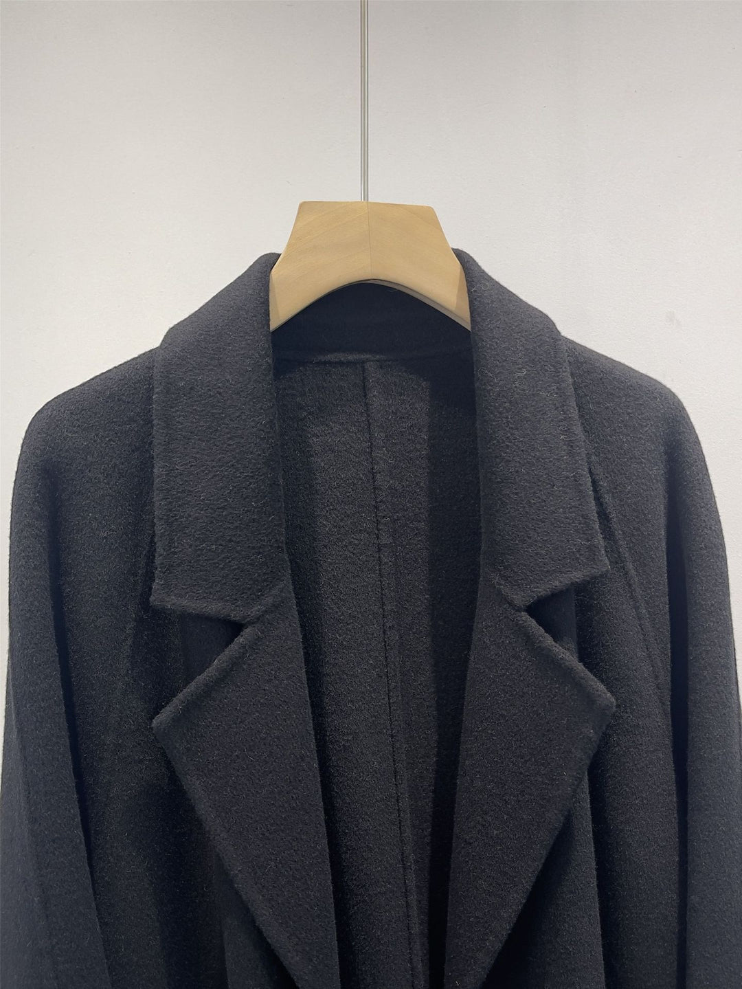 Damen Plüsch Übergroßer Wollmischungs-Mantel Shop Nory