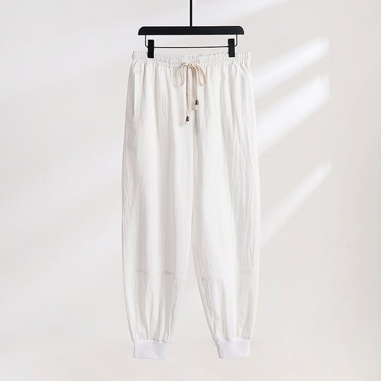 Herren Leichte Baumwoll-Jogginghose mit Kordelzug, Elastischem Bündchen und praktischen Taschen Shop Nory
