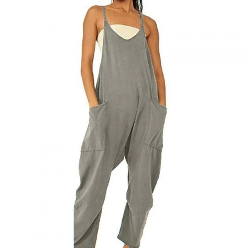 Damen Overall mit lässigem Schnitt und praktischen Taschen