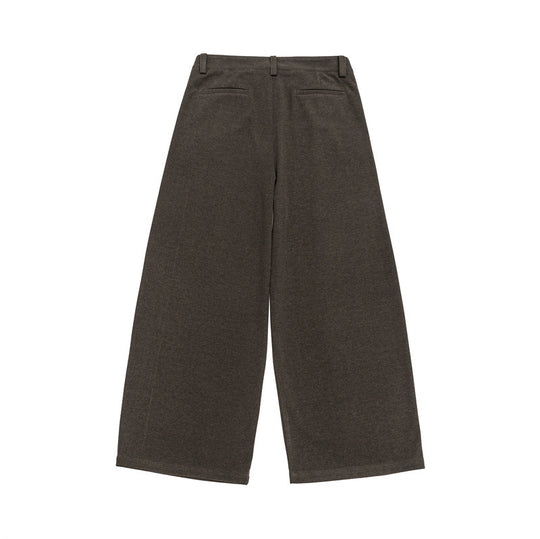 Damen Weite Culotte-Hose mit Bundfalten und hoher Taille Shop Nory