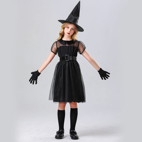 Mädchen Hexenkostüm mit Tüllrock und Zubehör Shop Nory