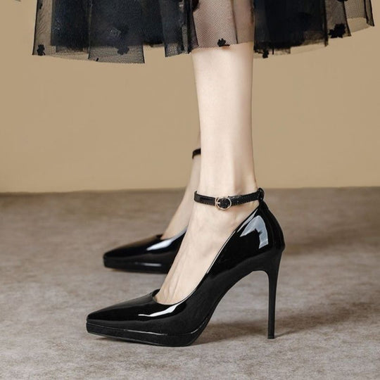 Damen spitze High Heel Pumps Shopnory