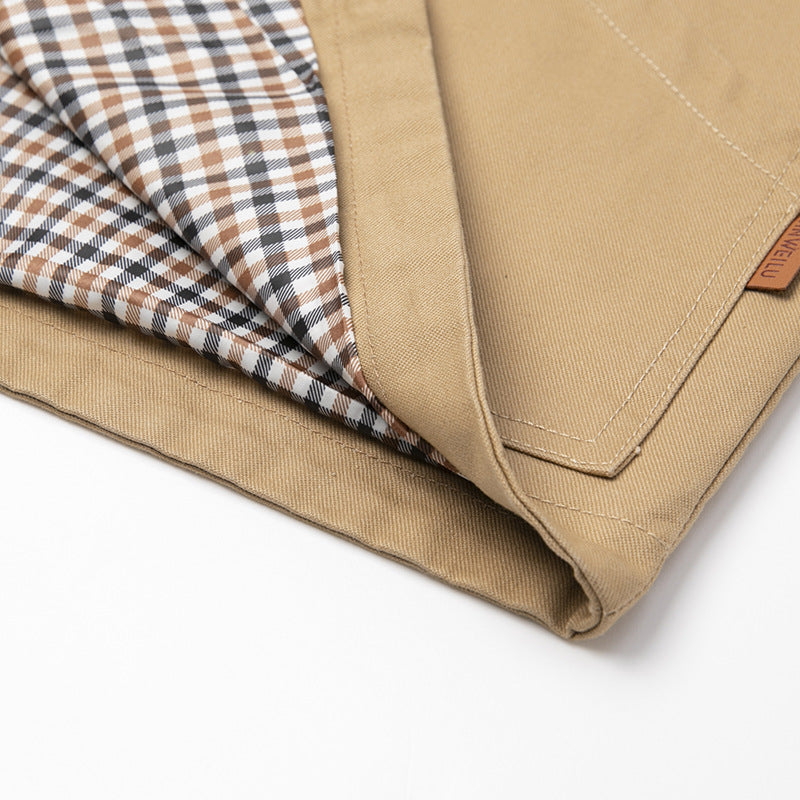 Herren Ärmellose Utility‑Weste mit V‑Ausschnitt, Baumwoll‑Canvas, Knopfleiste und großen Fronttaschen Shop Nory