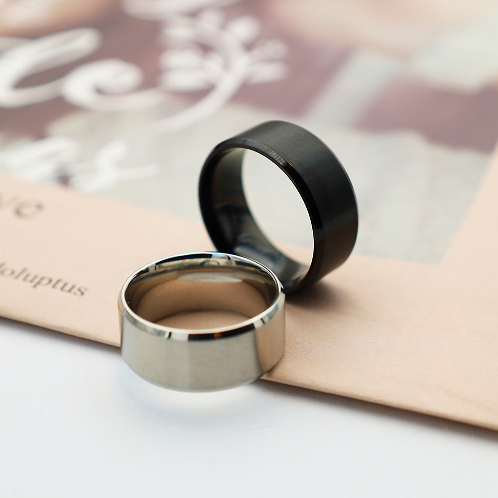 Herren Edelstahl-Ring Shop Nory