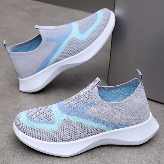 Damen nan nahtloser Strick-Sockensneaker mit elastischem Einstieg, atmungsaktiver Mesh-Struktur und leichter EVA-Dämpfung Shop Nory