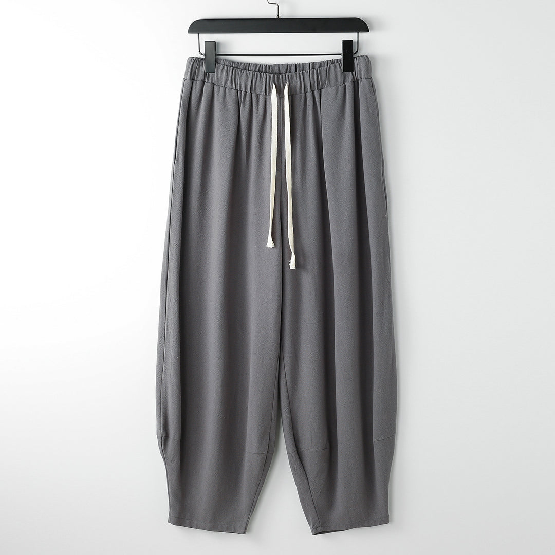 Damen Lässige Harem-Joggerhose mit hohem elastischem Bund und Zugkordel Shop Nory