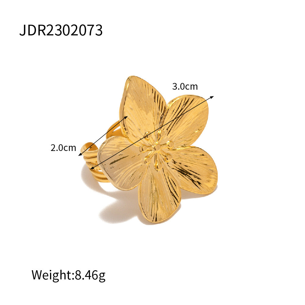Damen Blütenförmiger Ringe Shop Nory