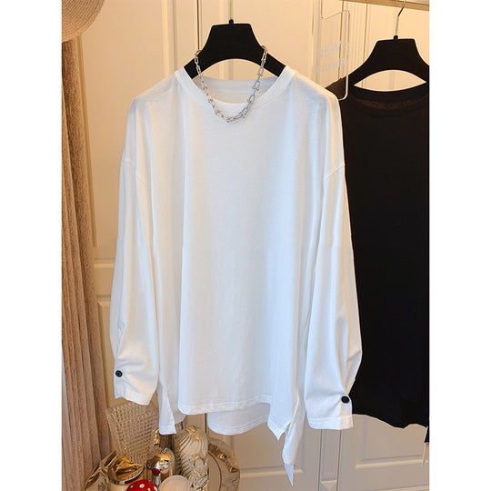 Damen Lässiges Langarmshirt mit modernem Schnitt Shop Nory
