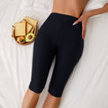 Damen Sportliche Capri-Leggings mit hohem Bund und flexibler Passform