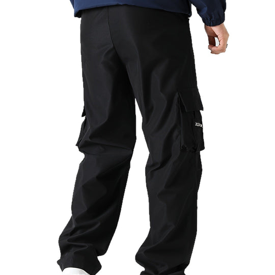 Herren utilitaristische Cargohose mit Reißverschluss‑Tasche, Klappen & Kordelbund Shop Nory