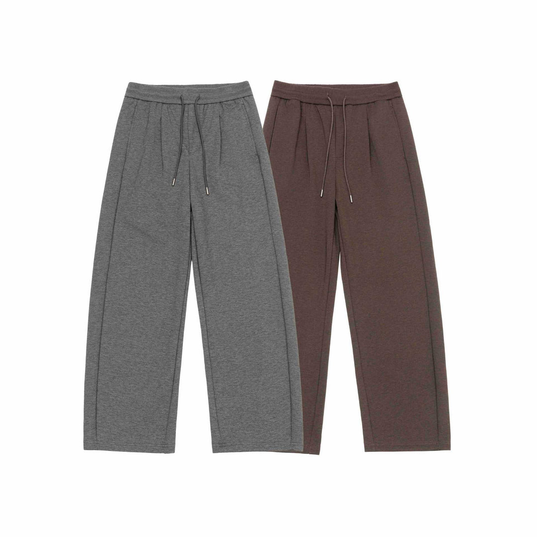 Damen Weite Cropped-Sweathose mit elastischem Bund und Abgesteppter Mittelnaht Shop Nory