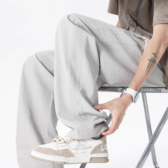 Herren Sportliche und atmungsaktive Relaxed Fit Hose