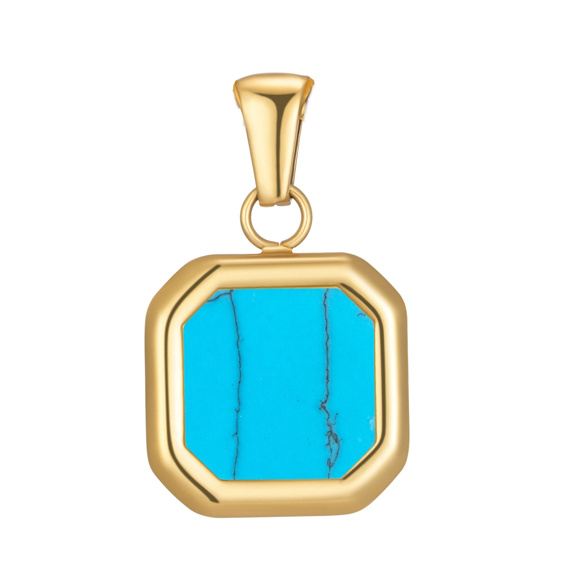 Damen Anhänger mit hochwertigem Abalone-Stein und elegantem Gold-Design Shop Nory
