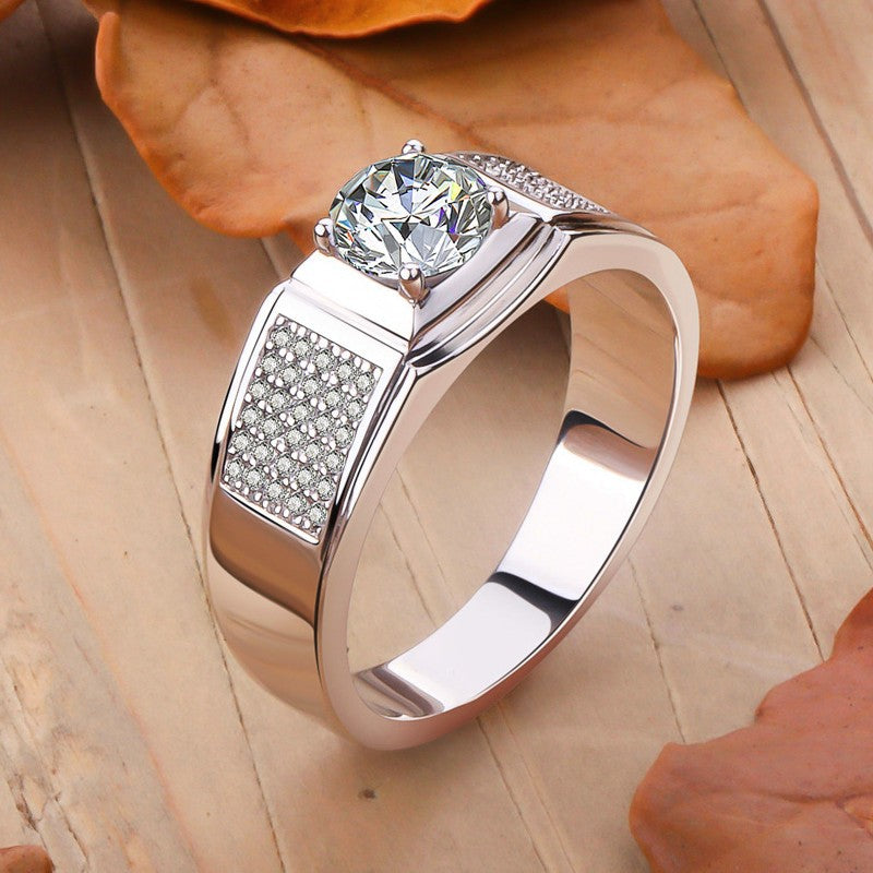 Damen Schmuckring mit funkelndem Zirkon Shop Nory