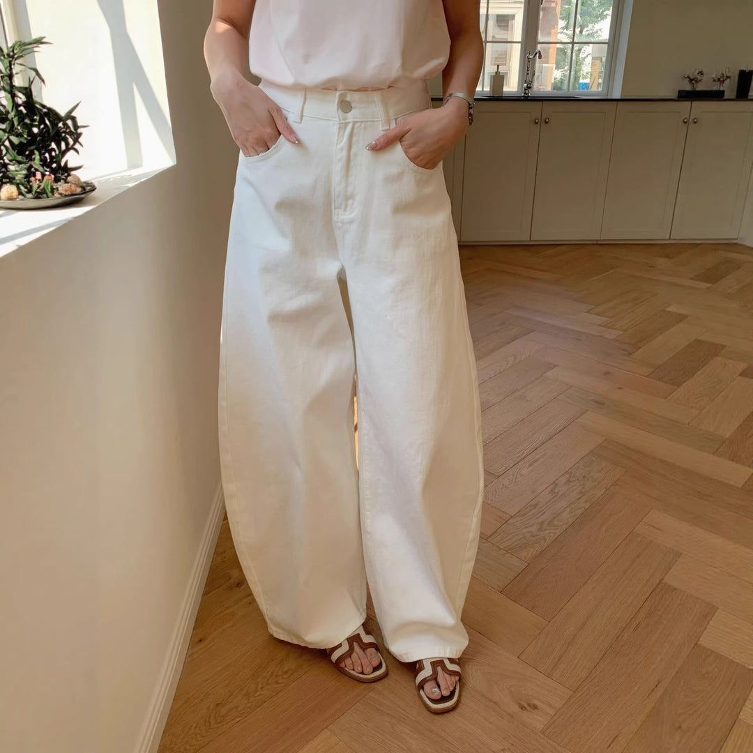 Damen Weite Baumwollhose Shop Nory