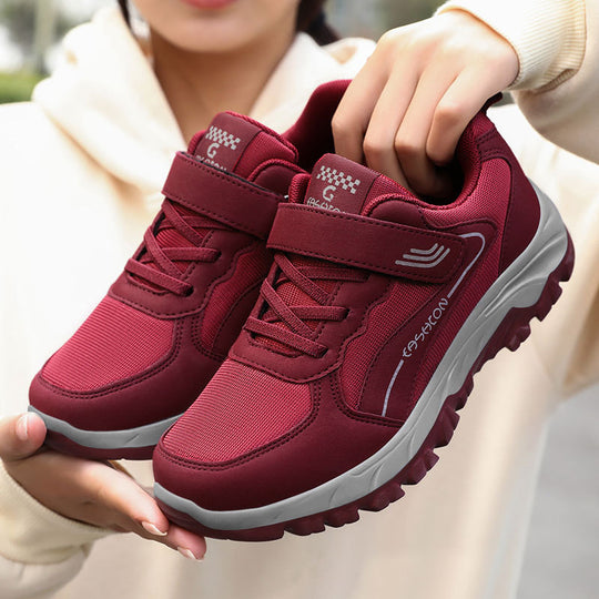 Damen nan robuster Trailwalking-Sneaker mit Klettverschluss, gepolstertem Fersenhalt und stoßdämpfender Profilsohle Shop Nory