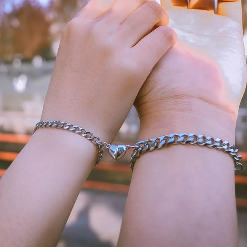 Damen Herz-Anhänger Armband aus hochwertigem Edelstahl Shop Nory