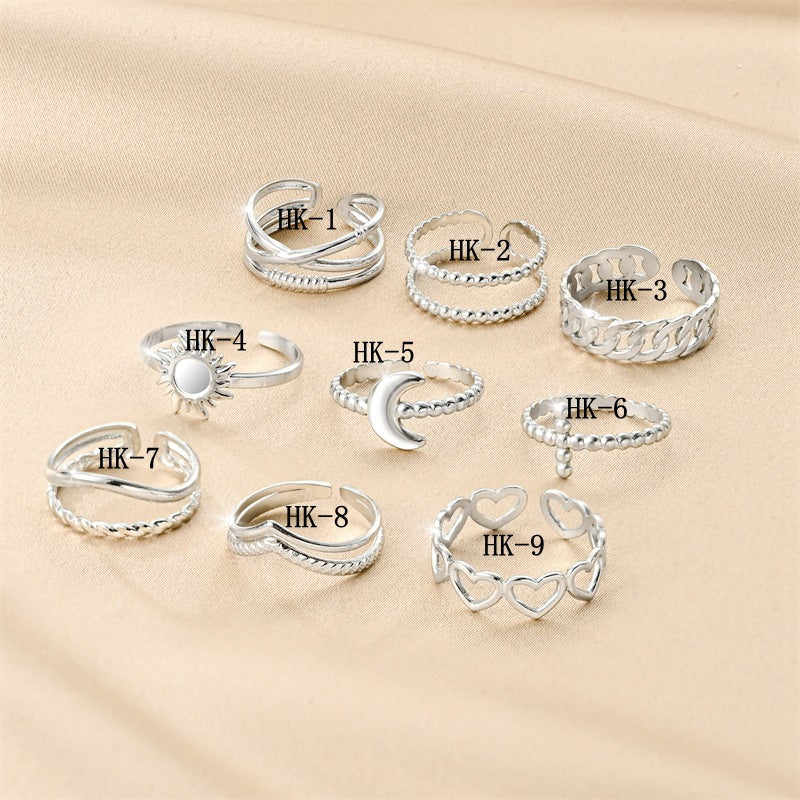 Damen Ring mit elegantem, organischem Design Shop Nory