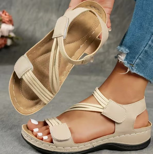 Damen orthopädische Sommer-Sandalen mit verstellbarem Riemendesign und komfortablem Fußbett ShopNory