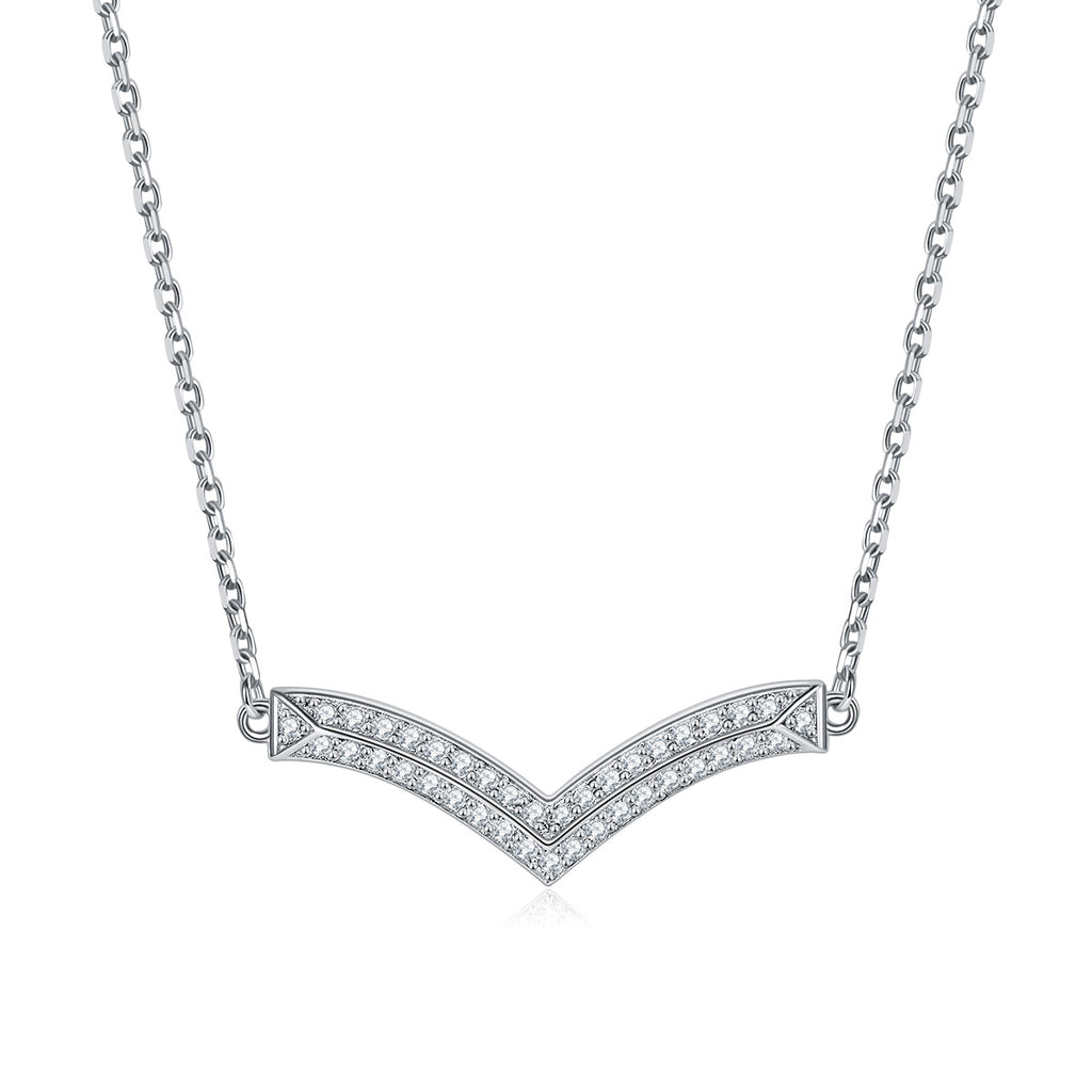 Damen Anhänger mit edlem Tropfen-Design und funkelnden Zirkonia-Elementen Shop Nory