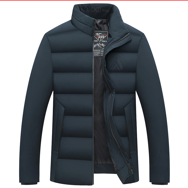 Herren Wattierte City-Jacke mit Stehkragen, wasserabweisender Oberfläche und verdecktem Reißverschluss Shop Nory