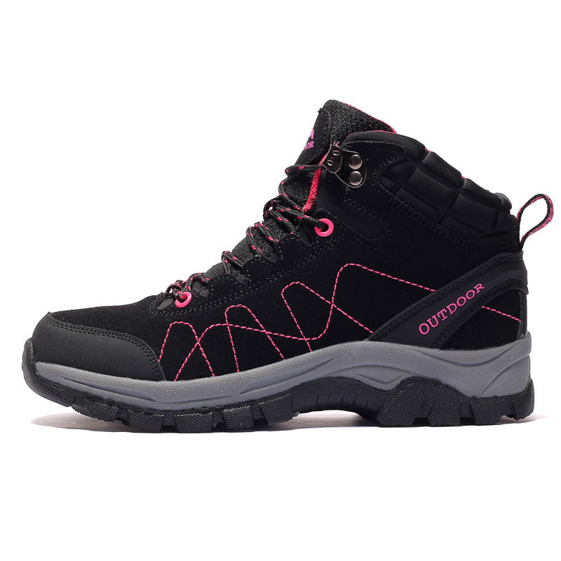 Damen robuste Wanderschuhe mit wasserdichtem Obermaterial und rutschfester Sohle